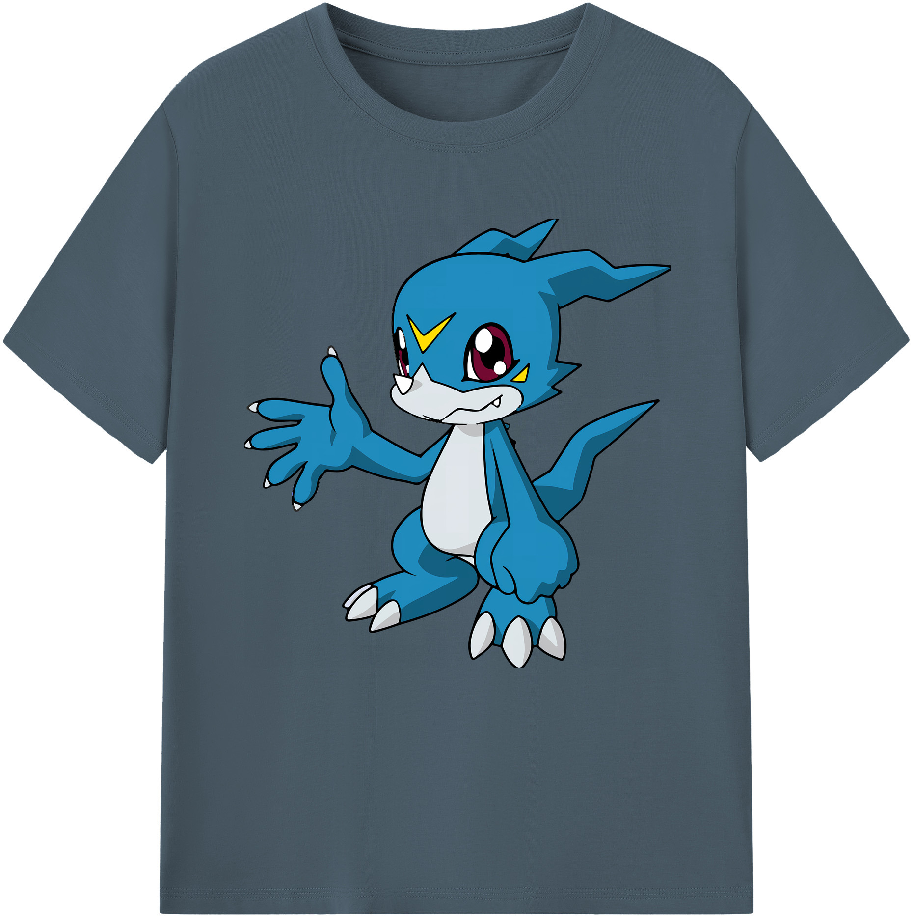 （画像用） Digimon デジタルモンスター/デジモン 綿100％半袖Tシャツ（フロントプリント）